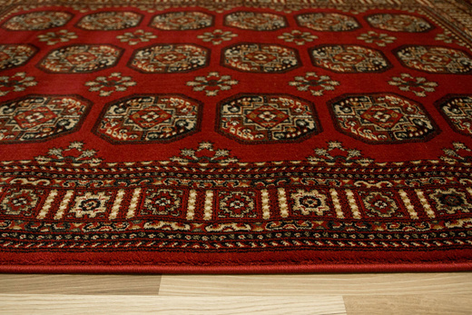 Dywan Ornamentowy Afgan 3181A red/red Czerwony Czarny Zielony