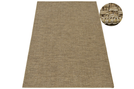 Dywan Sznurkowy Ella ST049A brown/brown Beż Brąz Jodełka Outdoor
