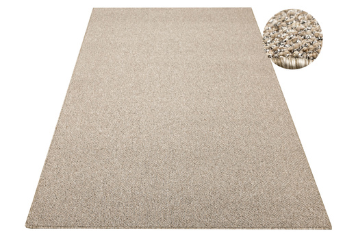 Wykładzina Pętelkowa Flamingo 8516 Beż Srebrny Antracyt szerokość 4 m