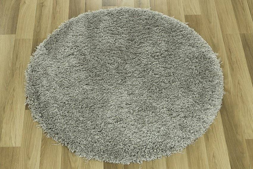 Okrągły Dywan Shaggy Home Hill 74 szary