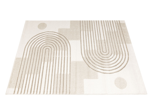 Dywan Matara N973A white/l.beige Beż Krem Geometria