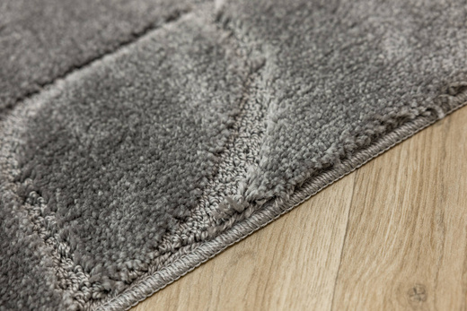 Dywanik Łazienkowy Antypoślizgowy Ivona Szary Linie