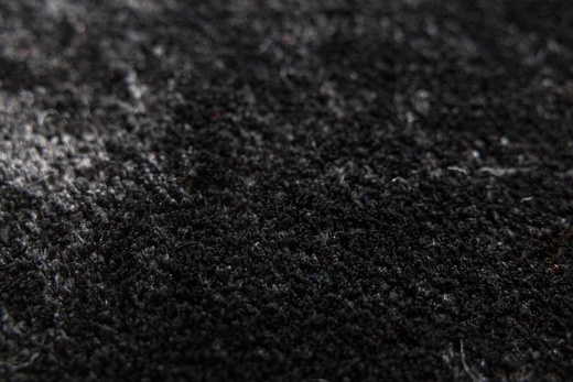 Dywan Okrągły Shaggy Antypoślizgowy Malmo Czarny