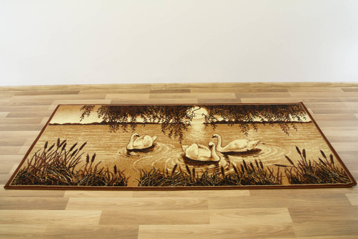 Makata Dywan łabędzie beż