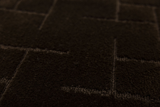 Komplet 3-częściowy Łazienkowy Teramo Wenge Brąz Kwadraty