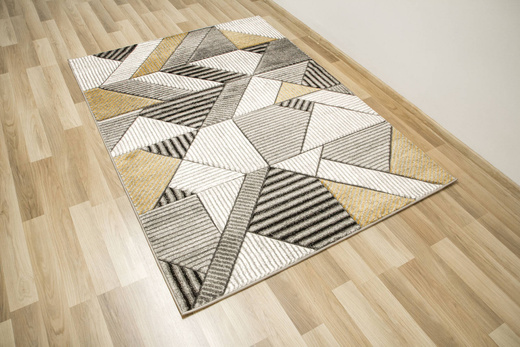 Dywan Amelia A632A grey/d.yellow Szary Żółty Linie Paski Kreski