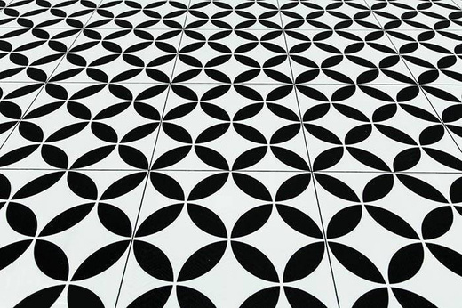 Wykładzina PCV Bubblegum Magali 096 czarna szerokość 2 m