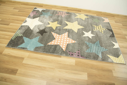 Dywan Lima C264A l.grey/d.grey Gwiazdki