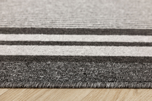 Chodnik Colorado 5428 Szary Antracyt Pasy szerokość 67 cm