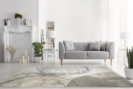 Dywan Daisy Carving 6104A cream/light be Krem Beż Szary Marmur