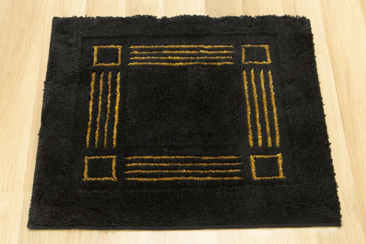 Dywanik do łazienki Jarpol Petra Lurex 51 Czarny