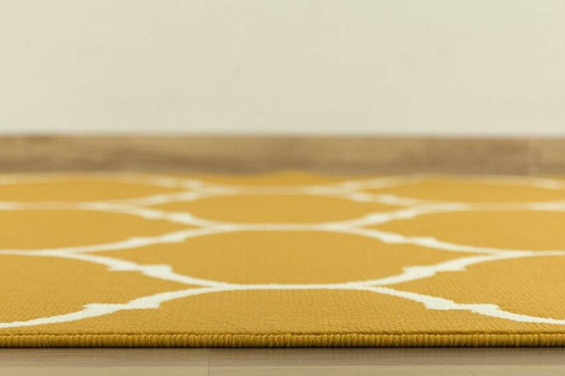 Dywan LUNA 502682/89955 mustard koniczyna