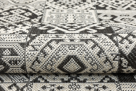 Antypoślizgowy Dywan FLEX 19636/91 Brąz Beż Patchwork