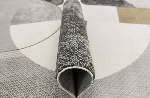 Dywan Verano H550A cream/antrasit Krem Szary Złoty Geometria