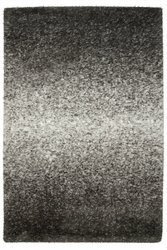 Dywan Shaggy Puffy P591 Anthracite White Antracyt Biel