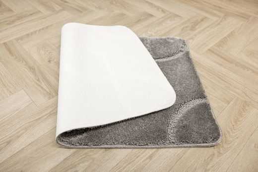 Dywanik Łazienkowy Antypoślizgowy Ivona Szary Linie