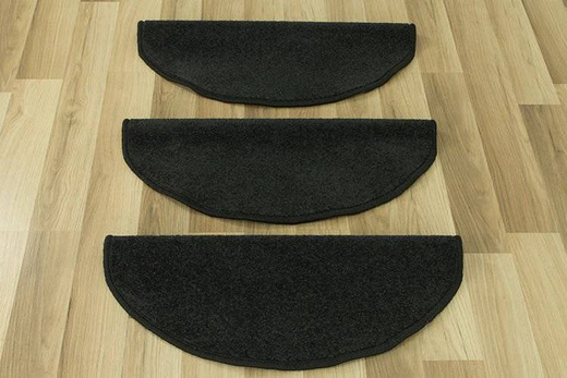 Nakładki na schody półokrągłe dynasty 78 czarny