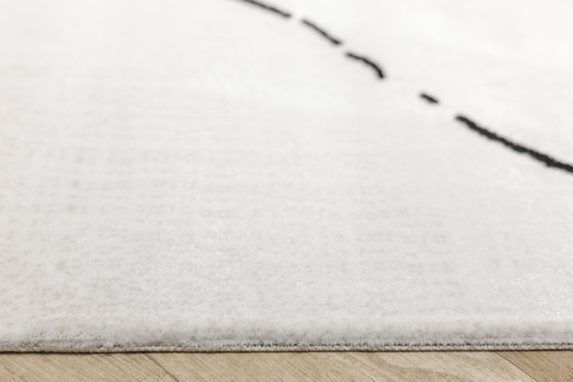 Dywan Kashmir KR143S Vizon/Black Marmur Czarny Złoty Abstrakcja