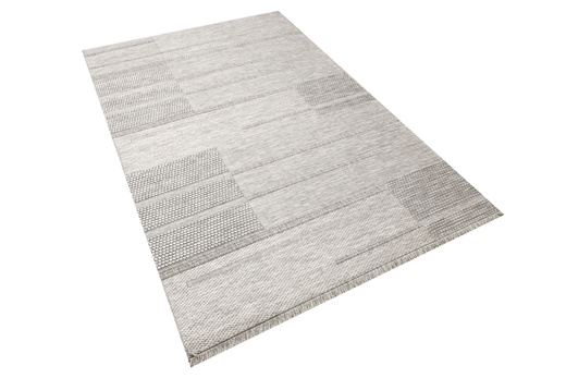 Dywan Sznurkowy Oria 82VH7-Y Beż Szary Prostokąty Gruby Splot