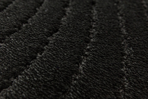 Dywanik Łazienkowy Antypoślizgowy Sara Black Czarny Fale