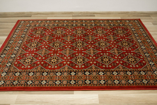 Dywan Ornamentowy Afgan 6892A red/red Czerwony Czarny Beż