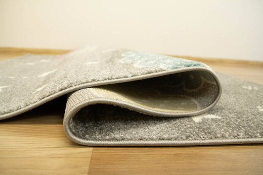 Dywan Lima B069A l.grey/cream Chmurki Gwiazdki