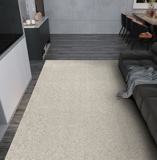 Wykładzina Sphinx-special 73 Kaszmir Szarobeżowy Lśniący filc szerokość 4 m