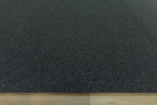 Wykładzina lindau 50 czarny szerokość 2 m