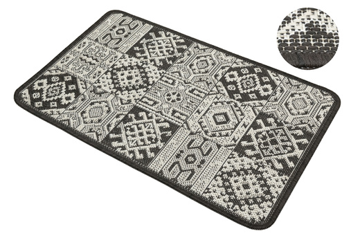 Antypoślizgowy Dywan FLEX 19636/91 Brąz Beż Patchwork