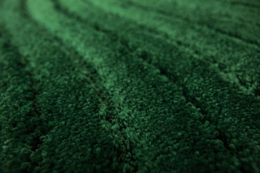 Dywanik Łazienkowy Antypoślizgowy Sara Dark Green Butelkowa Zieleń Fale