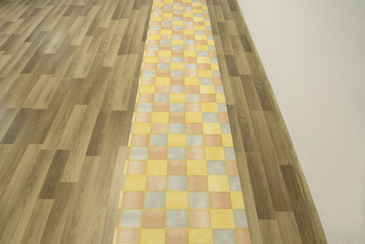 Mata Łazienkowa Softy-tex 842 kratka szerokość 65 cm