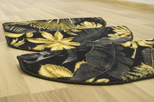Nakładki na schody półokrągłe Monstera GOLD