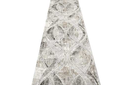 Chodnik Maya PR739 grey/b Szary Wstęgi szerokość 90 cm