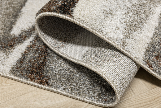 Chodnik N282A l.grey/d.grey Szary Brąz szerokość 80 cm