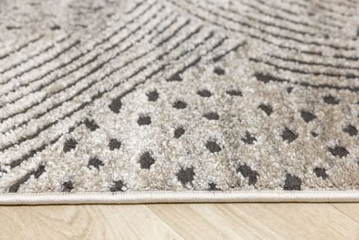 Dywan Matara P180A sp.antra/m.bei Beż Szary Kaszmir Linie Tynk