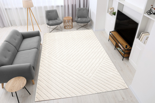 Dywan Aruba G167A cream Krem Szary Linie