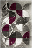 Dywan Amelia A472B grey/purple Szary Fiolet Półkola Marmur 