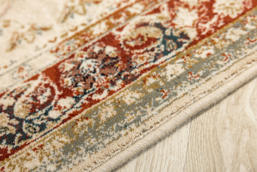 Wełniany Dywan Dywilan Omega Kordoba Koniak Ornament