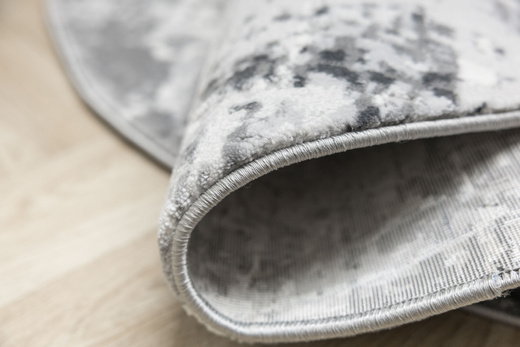 Okrągły Dywan Nantes NT041G Grey/Grey Szary Beton