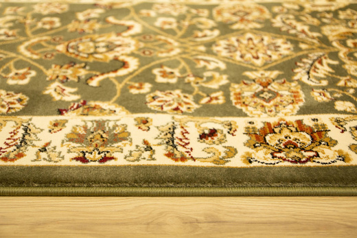 Chodnik Ornamentowy Venezia 1566c Zielony szerokość 67 cm