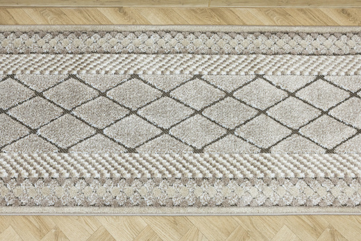 Chodnik Fashion 32009/120 Romby Krem Beż szerokość 70 cm