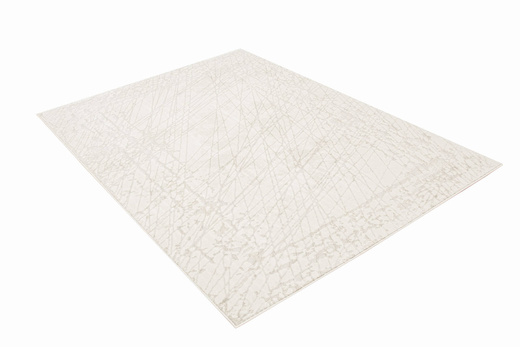 Lśniący Dywan Allora Plus F928A Cream/Cream Krem Marmur Ramka