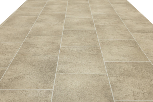 Wykładzina PCV Bingo Galerie 534 Beż Płytki szerokość 1 m