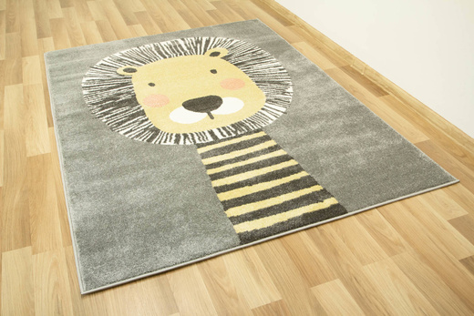 Dywan Dziecięcy Lima E181A l.grey/yellow Lew
