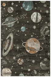 Dywan Lima C288A d.grey/l.grey Szary Kremowy Planety Gwiazdy Kosmos