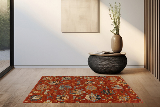 Wełniany Dywan Dywilan Superior Latica Rubin Ornament