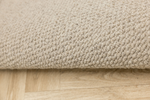 Wełniany Dywan Pętelkowy Clanton 274 ab Krem Gruby Splot