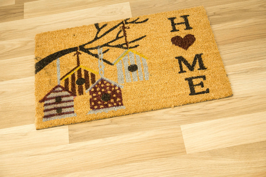 Antypoślizgowa Wycieraczka Kokosowa Kolor Home Budki Jasne