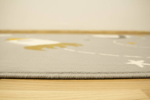 Dywan Kids 534547/89945 mouse/mustard Szary Musztardowy Kosmos