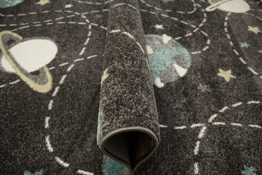 Dywan Lima G759A d.grey/cream Pastelowy Grafit Turkus Planety